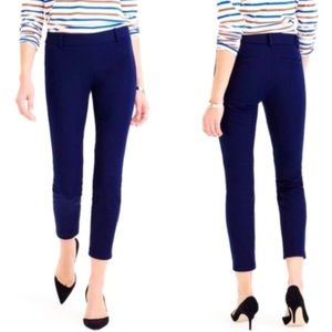 J Crew Minnie Stretch Pant Jegging, Size 4, Navy Blue, Trousers Office Ankle